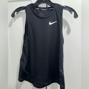 Black Nike Dri-Fit Racer Back Tank Top